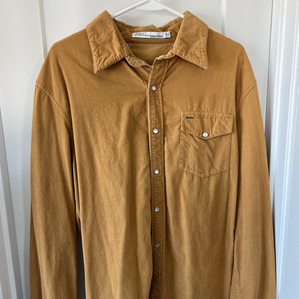 Criquet pearl snap button down